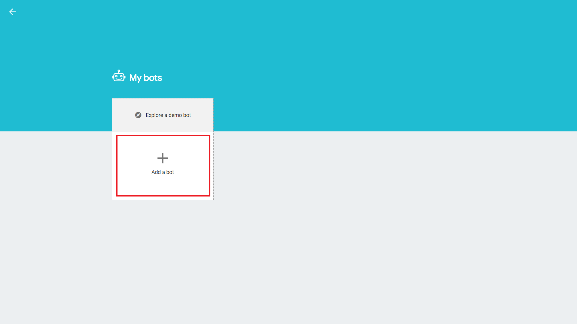 Adicionando um bot no Chatbase