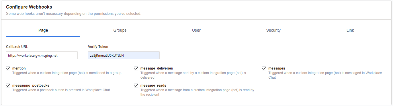 Configurando Webhook