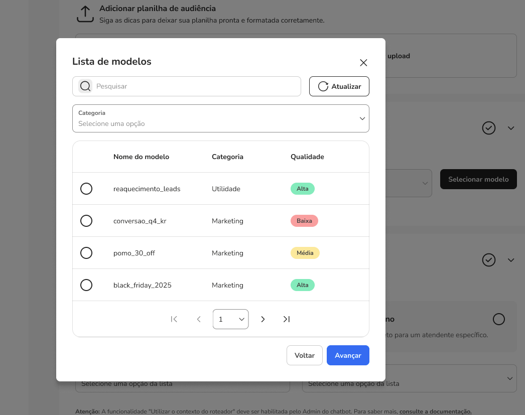 BETA] Nova Experiência de Envio de Mensagens Ativas do Blip Marketing –  Blip | Blip Help, image size:1046x827