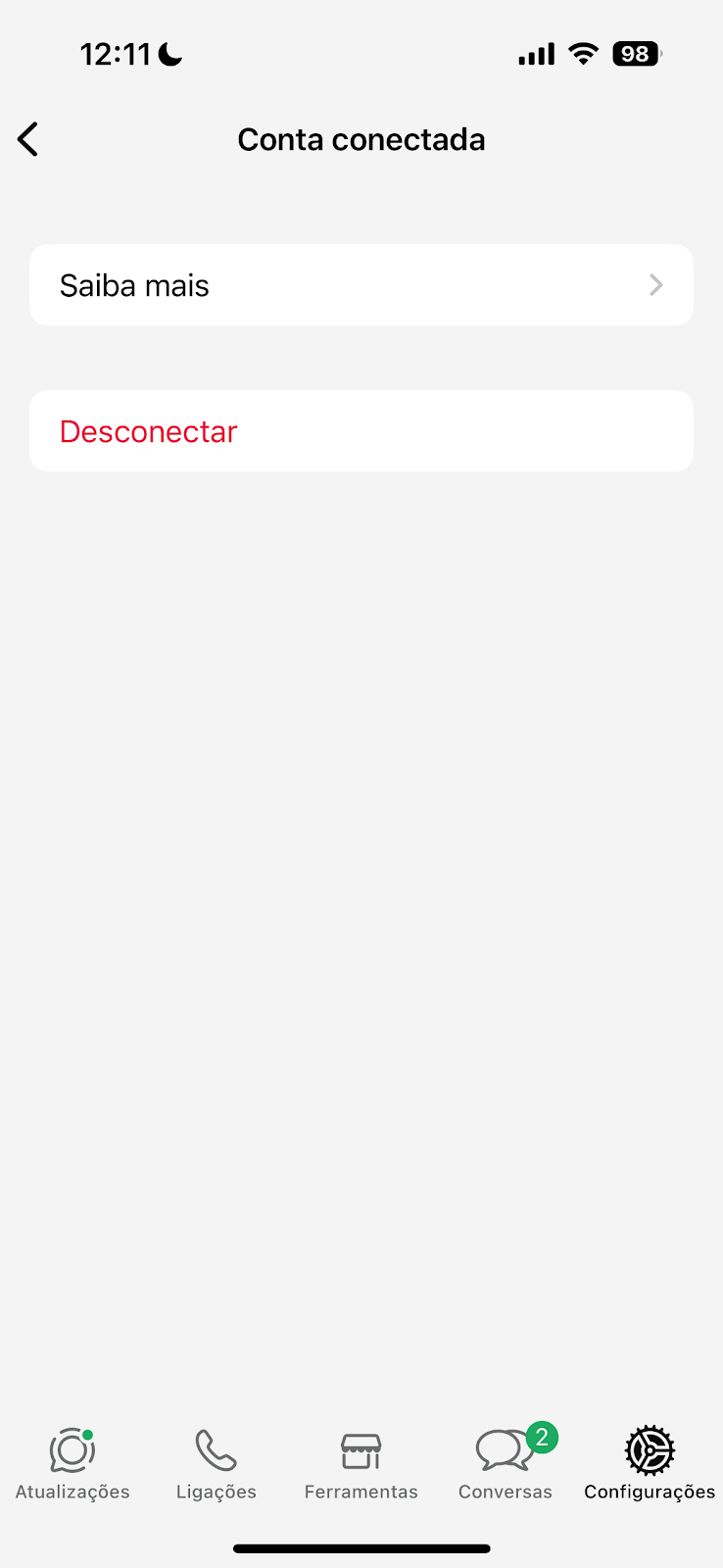 Desconectar Blip