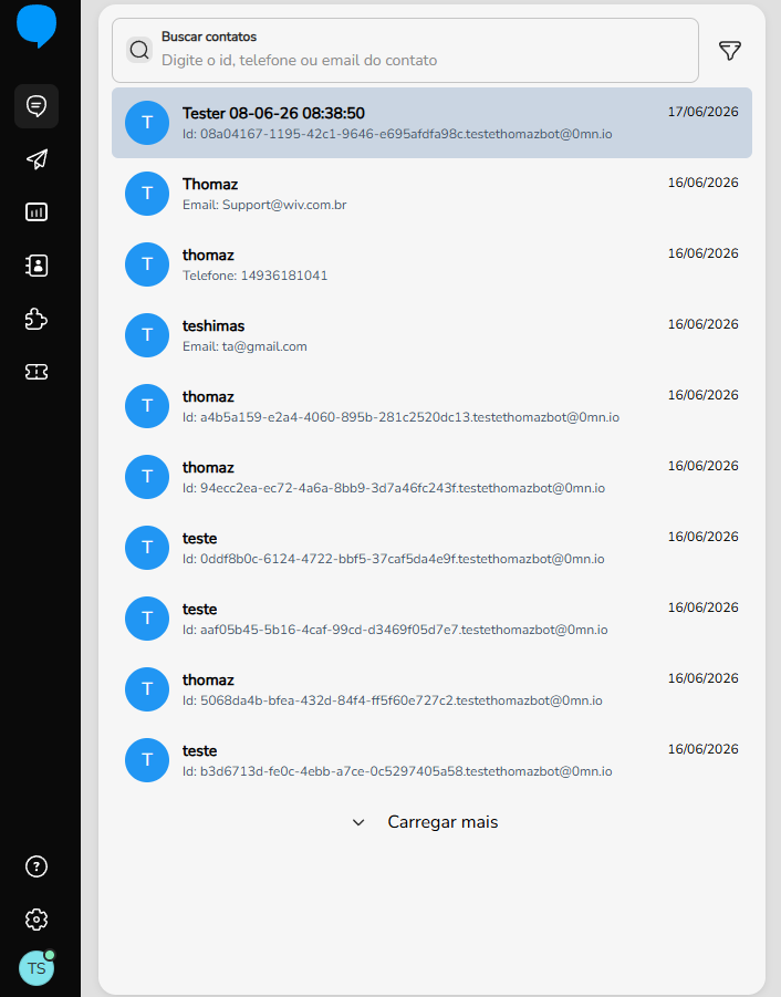 Tela de login do Blip Desk
