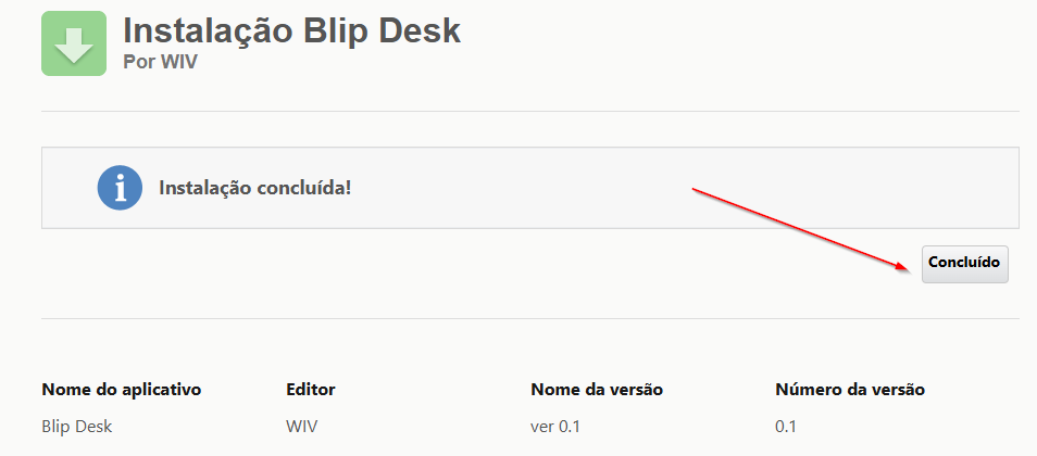 Opções de exibição do Blip Desk na barra de utilitários ou em uma página, na extensão no Blip